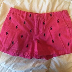 Size 4 Pink Polo shorts