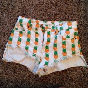 Pineapple shorts