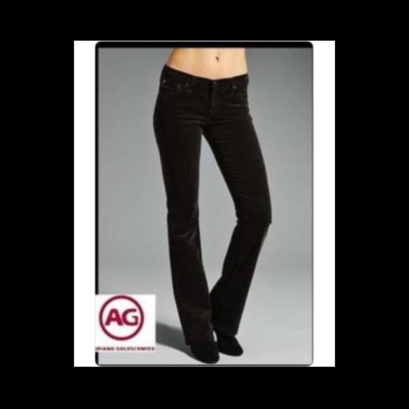 AG "The Angel" Bootcut Brown Corduroy Pants