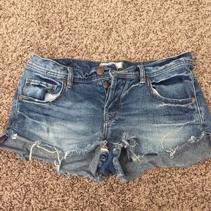 Free People Denim Shorts Sz W25