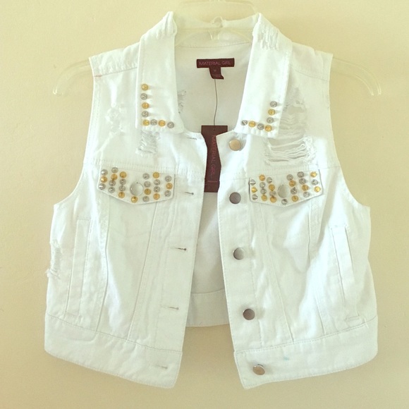 Material Girl Denim Vest