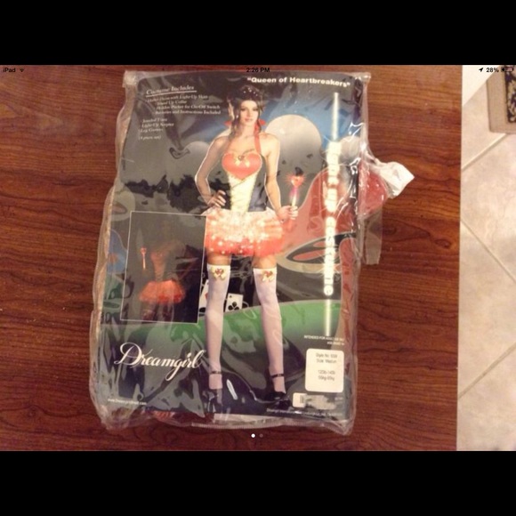 Queen of heartbreakers women's costume