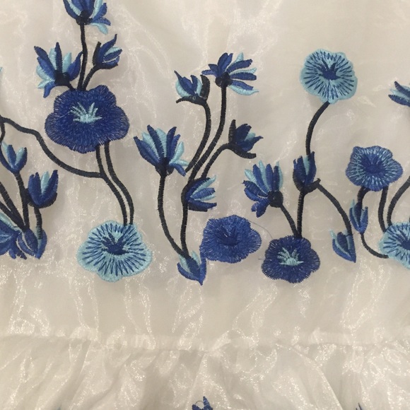 Blue Floral Dress - Picture 3 of 3