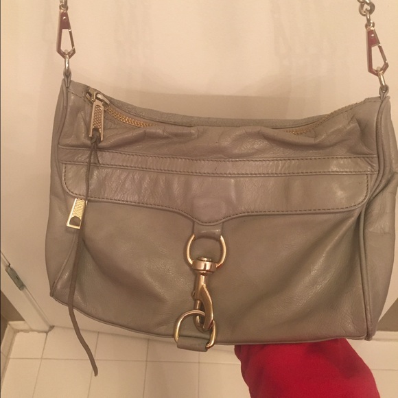 Rebecca Minkoff Mac crossbody. Dusty blue