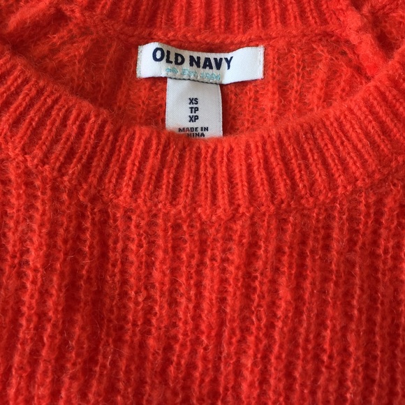 Old navy bright-orange sweater - Picture 3 of 4