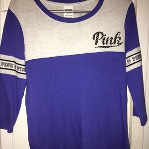 Victoria secret pink "baseball tee"