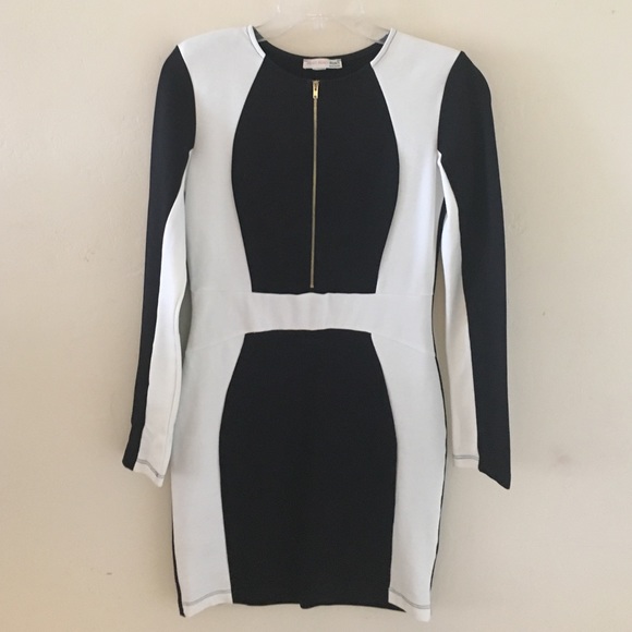 Beautiful black and white dress
