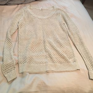 Shimmery see through sweater