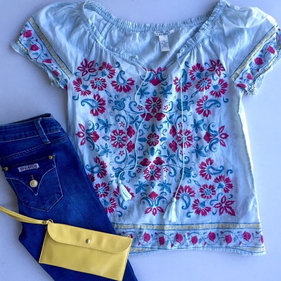 ⚡️SALE⚡️Lucky Brand Boho Style Top - Picture 1 of 4