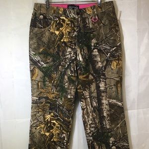 Real tree women's hunting pants 5 pocket jean
