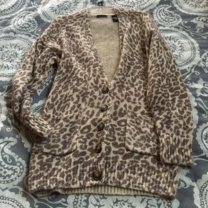 Leopard Cardigan Sweater