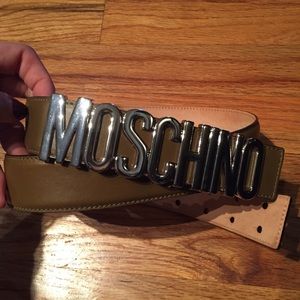 Authentic Moschino Logo Belt