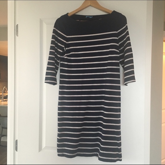 3/4 sleeve striped J. McLaughlin dress