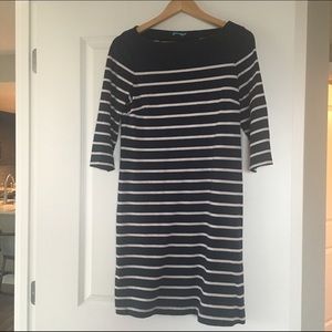 3/4 sleeve striped J. McLaughlin dress