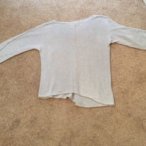 DKNY asymmetry knitting top