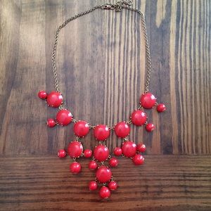 Red Bubble Necklace