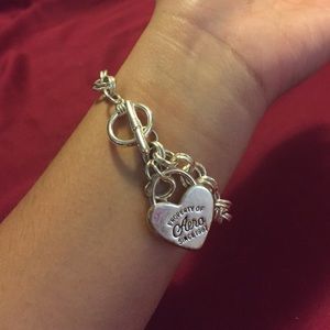 Key & Heart Bracelet