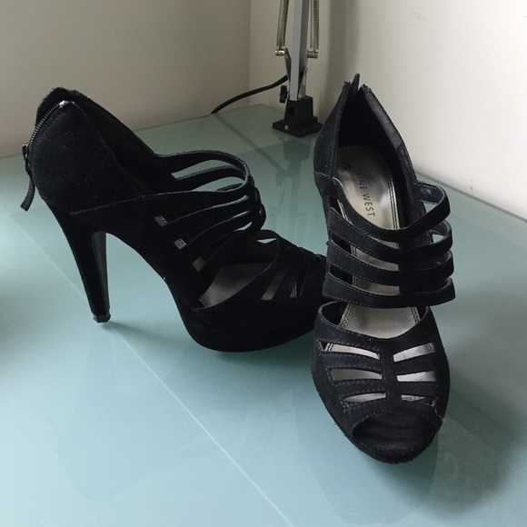 Nine West caged heels