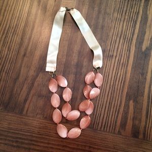 Peach Statement Necklace