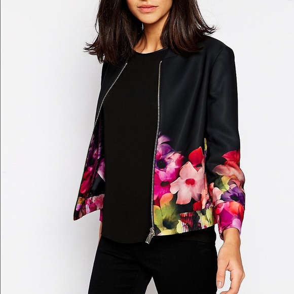 Ted Baker Jackets & Blazers - Ted Baker Jacket flower size 0 ( XS) SALe