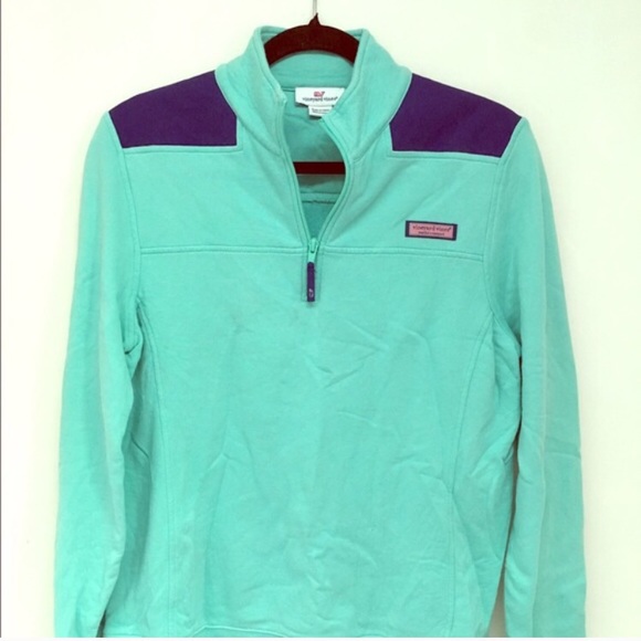 Navy and Teal Vineyard Vines Shep Shirt