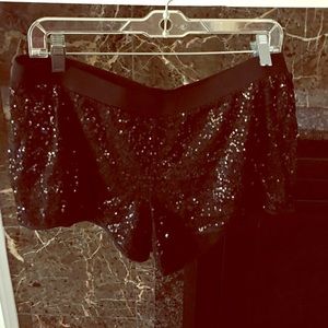 Sequin shorts size large