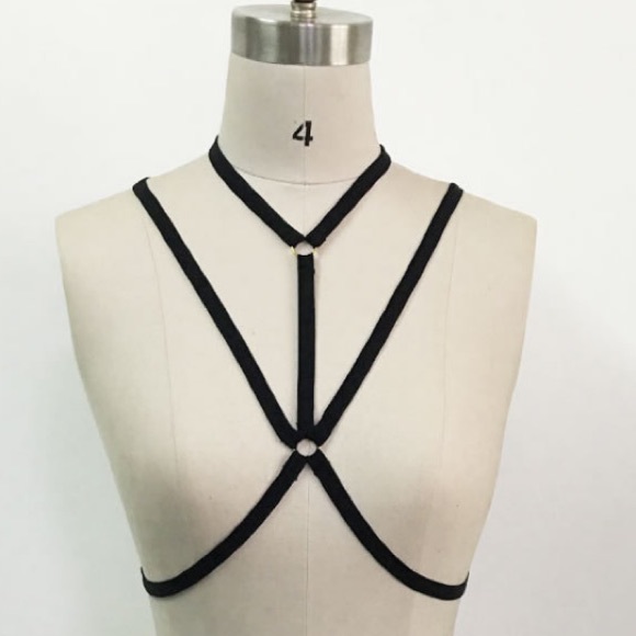 Sexy black body harness - Picture 2 of 4