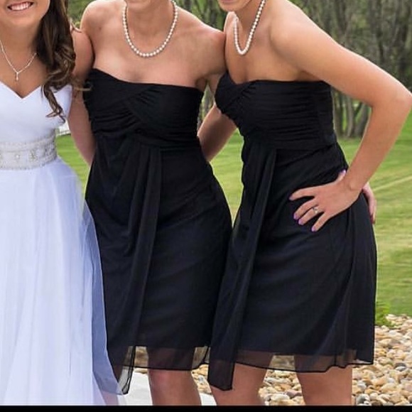 David's Bridal Bridesmaids Dress.