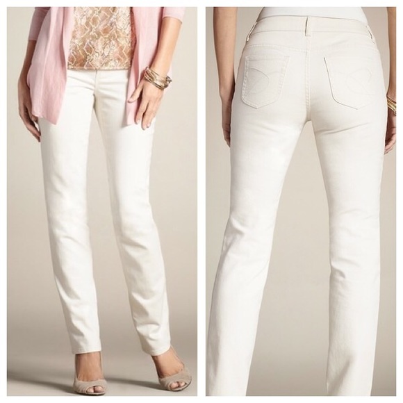 chico's platinum white jeans