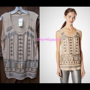 Lucky brand beaded embellished top made in India
