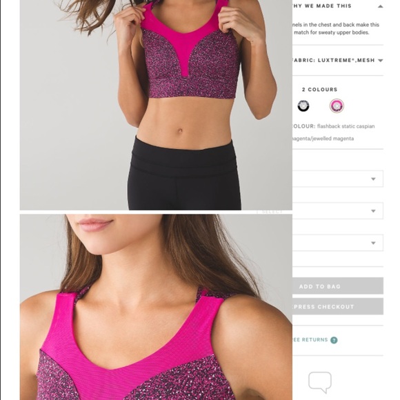 Lululemon oxygen bra - Picture 2 of 4