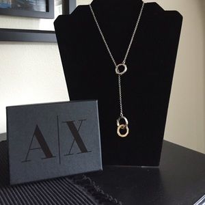 Armani exchange Y necklace