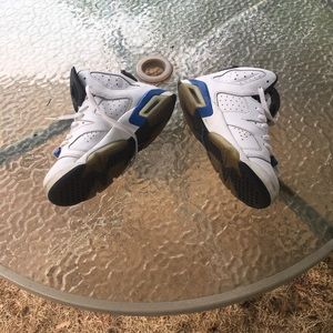 Worn retro Jordan 6s