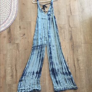 Urban Outfitters Blue Tie-Dye Jumper