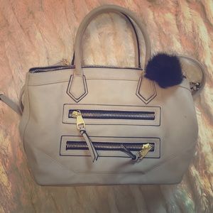 Steve Madden Satchel With Strap and Pom Pom