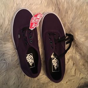 Purple Vans Low Top