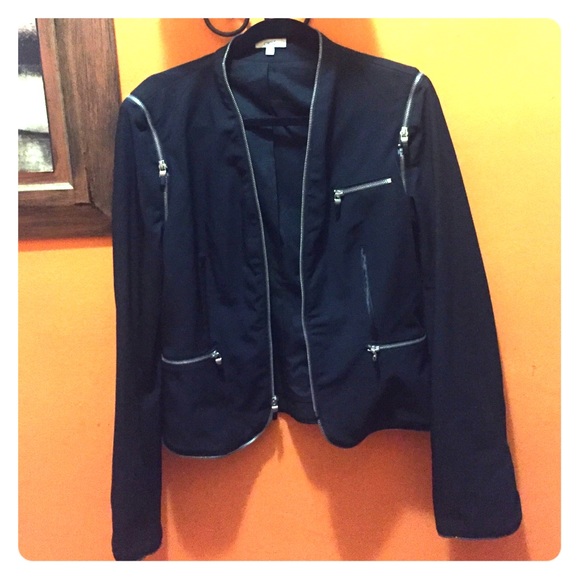 [ VINTAGE CACHÉ ] Black Zipper Jacket