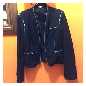 [ VINTAGE CACHÉ ] Black Zipper Jacket