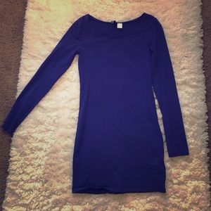 Tight long sleeve dress