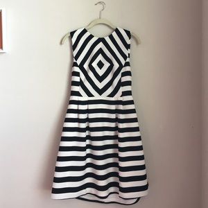 Stripe Dress with Diamond