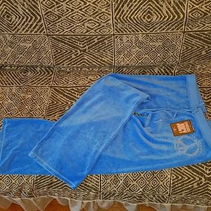 Juicy Couture Flower Child Baby Blue sweatpants