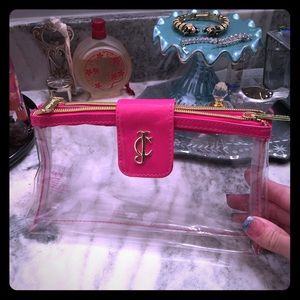 NWOT SALE30 Juicy Couture Clear Bag Case Clutch 👛