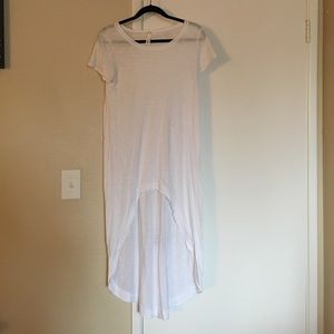 Jolie long white dress