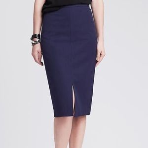 Sloan Fit Navy Pencil Skirt