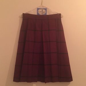BR Burgundy A Skirt