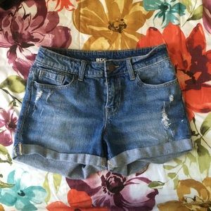 Denim shorts