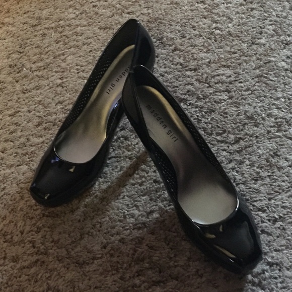 Steven madden black heels pumps - Picture 1 of 4