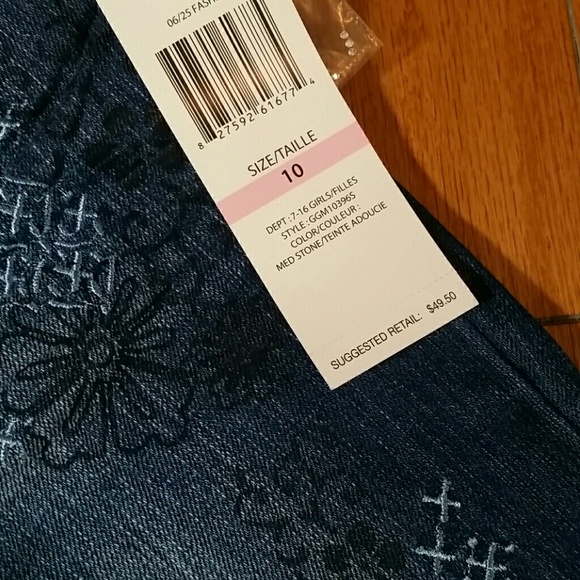 LITTLE GIRLS GUESS SKINNY JEANS - Picture 3 of 4