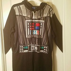 Adult Star Wars Onesie w/Hoodie (Darth Vader)