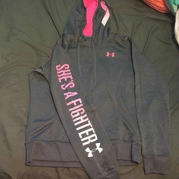 Under Armour breast cancer awareness hoodie